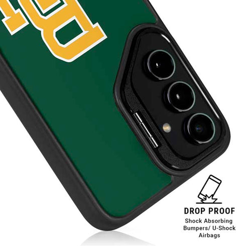 Baylor University BU - Green Galaxy S25 Kickstand Case